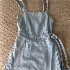 Denim romper